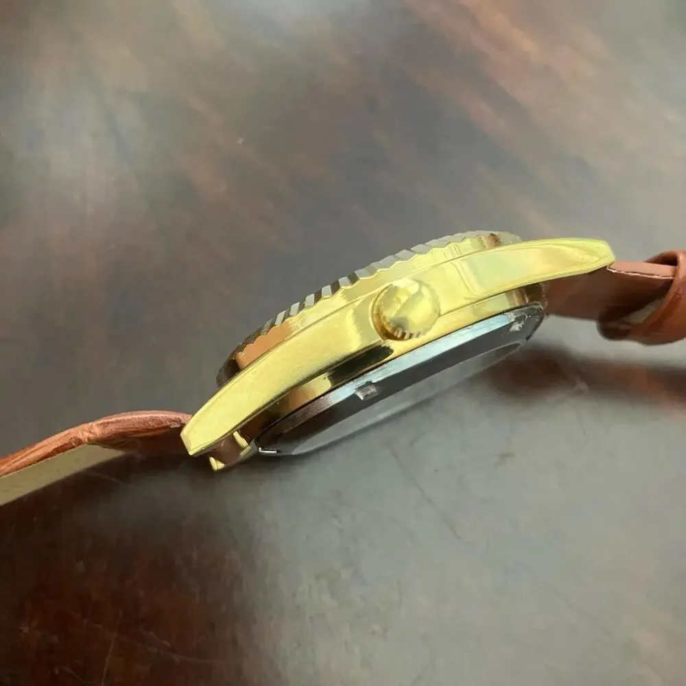 Citizen Eagle 7 36mm Gold and Brown Automatic Watch